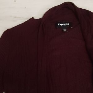 4/$20 XS Maroon Express Cardigan